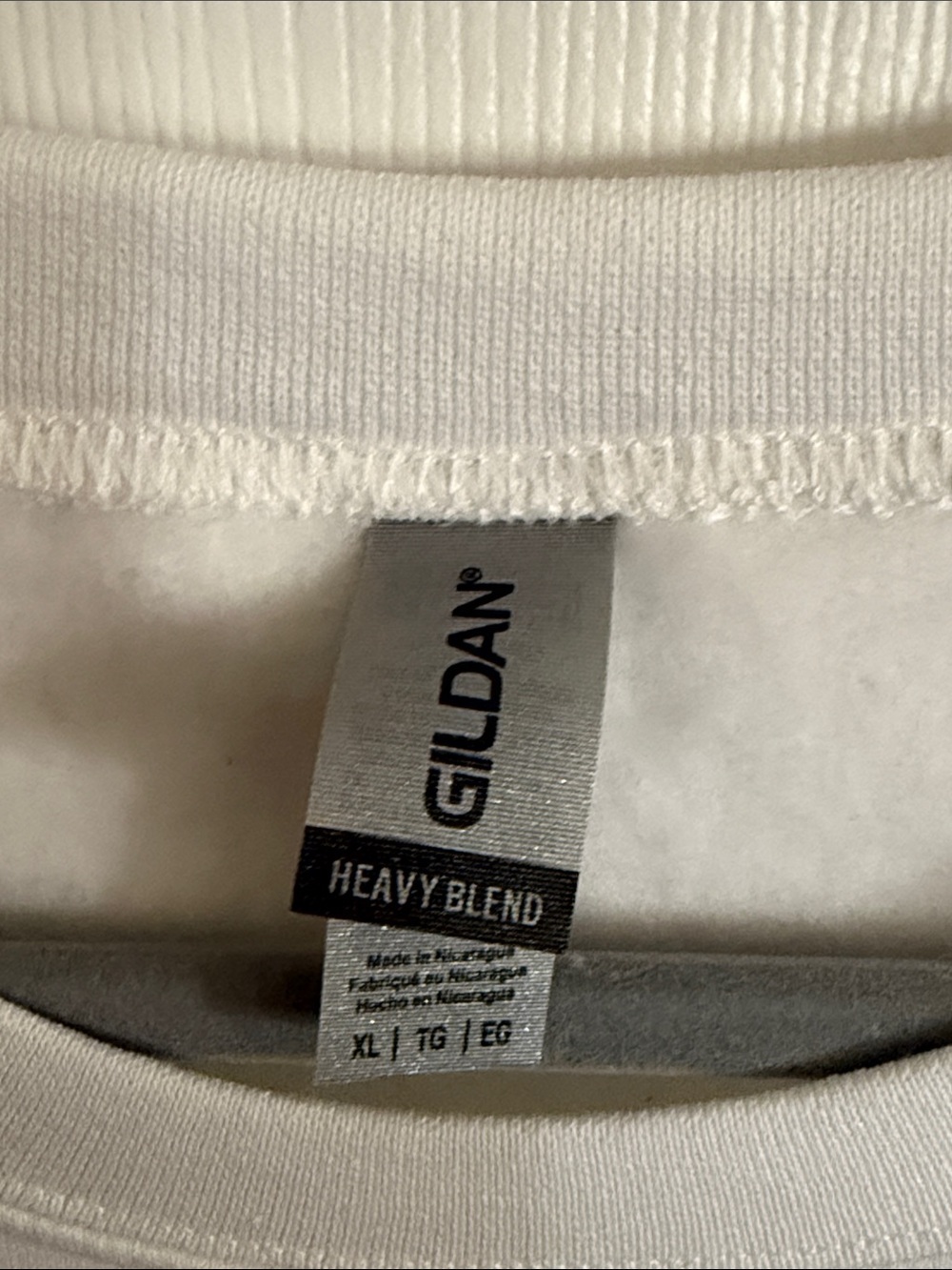 Gildan White Looney Tunes Graphic Crewneck Sweatshirt - Picture 2 of 7